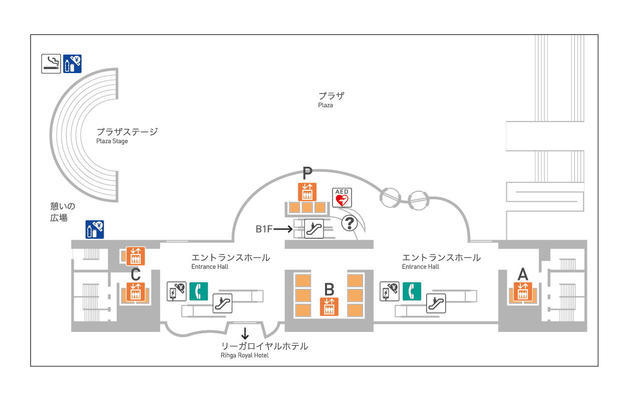 1F フロアマップ