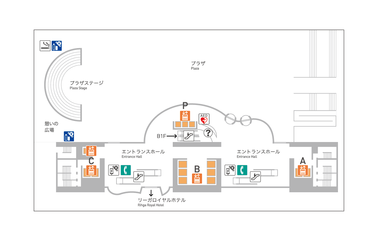 1F フロアマップ サムネイル