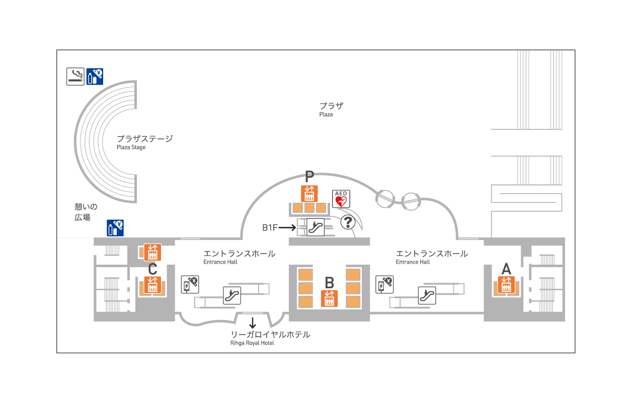 1F フロアマップ サムネイル
