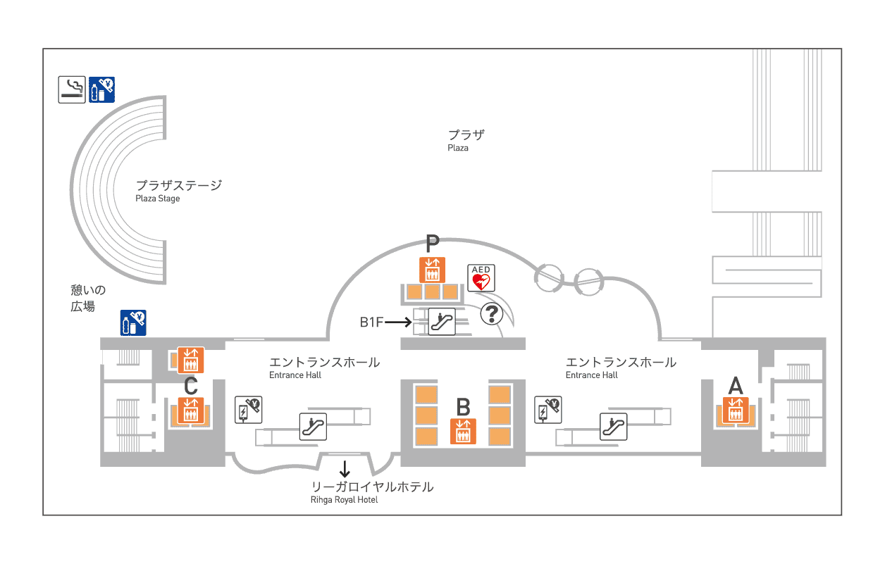 1F フロアマップ サムネイル