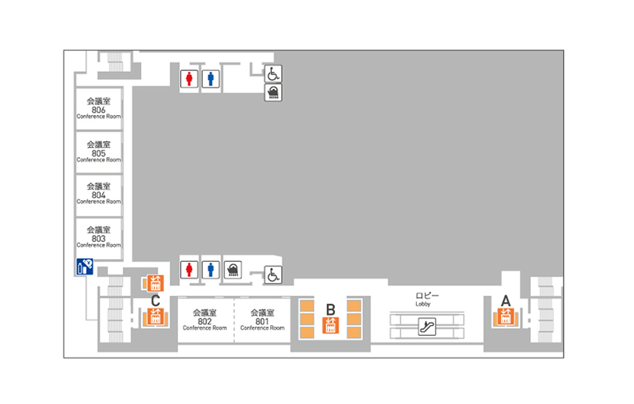 8F フロアマップ