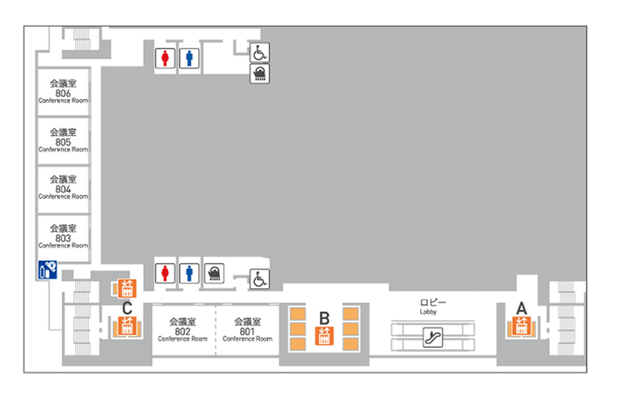 8F フロアマップ サムネイル