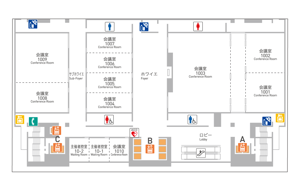 10F フロアマップ