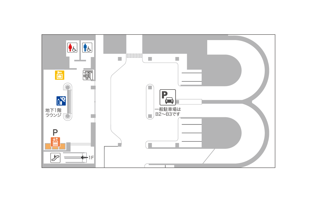 B1F フロアマップ