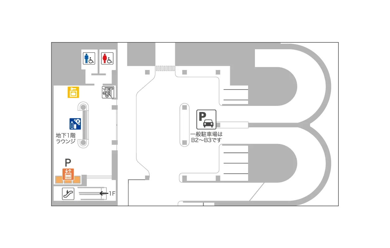 B1F フロアマップ