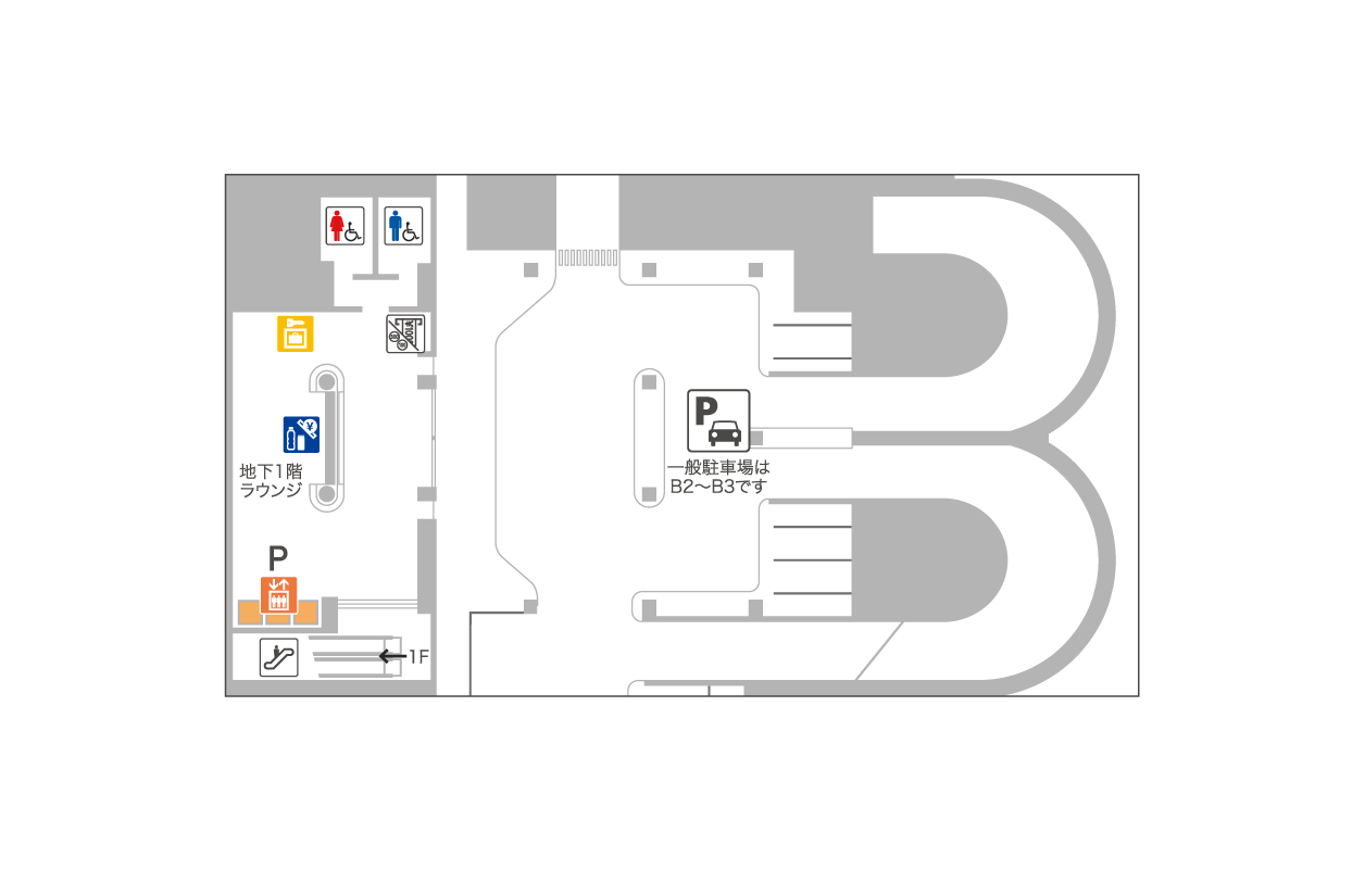 B1F フロアマップ サムネイル